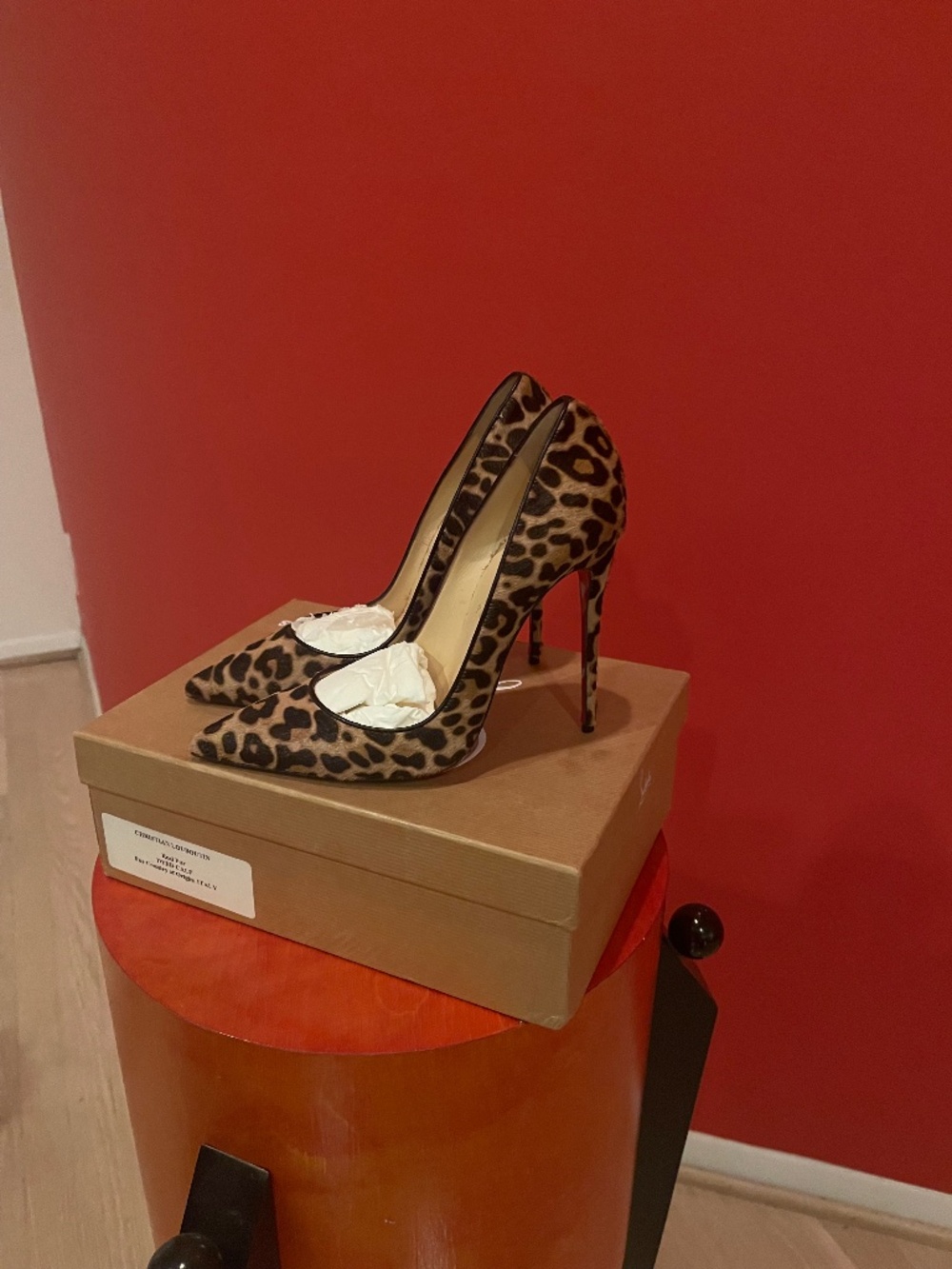 Christian Louboutin So Kate 120 Pony Jaguar 39.5